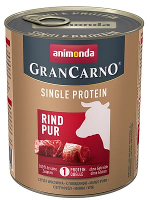 animonda beef 6 x 400 gr. Animonda teraviljavaba ühe proteiiniga konservtoit täiskasvanud koertele veiselihaga