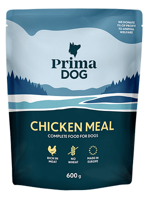 kana1 6 x 260 gr. PrimaDog einekotikesed täiskasvanud koertele kanalihaga