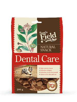 3415_602bc91c9b5b71.46092849_sam-dog-snack-dental-1.png Sam's Field Natural Snack Dental Care koeramaius 200 gr.