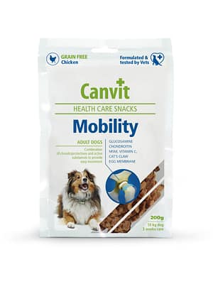 3870_602fb43528d6e7.60669328_mobility01.jpg Canvit Mobility teraviljavaba liigeseid toetav maius kutsikatele ja täiskasvanud koertele 200 g.