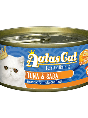 4611_602fa53eda1356.09228857_Tuna-_-Saba-01.png 6 x 80 kg. Aatas teraviljavaba konservtoit kassidele tuunikala ja skumbriaga