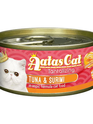 4615_602fa7b2acc8d2.70833657_Tuna-_-Surimi-01.png 6 x 80 gr. Aatas teraviljavaba konservtoit kassidele tuunikala ja surimiga