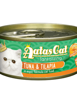 6208_602f9d81d20d91.55165712_Tuna-_-Tilapia-01.png 6 x 80 gr. Aatas teraviljavaba konservtoit kassidele tuunikala ja tilaapiaga