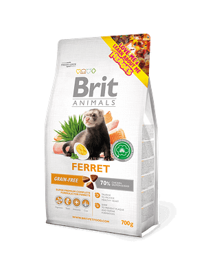 700g-ferret.png 700 gr. Brit Animals Ferret täissööt tuhkrutele