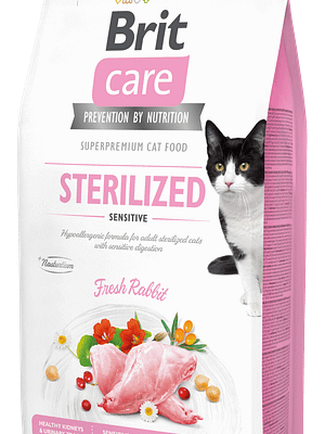 7515_60759a4f20de90.10353863_18461_BCC_Dry_food_7kg_STERILIZED_SENSITIVE.png 7 kg. Brit Care Cat Sterilized Sensitive teraviljavaba täissööt jäneselihaga steriliseeritud/kastreeritud kassidele