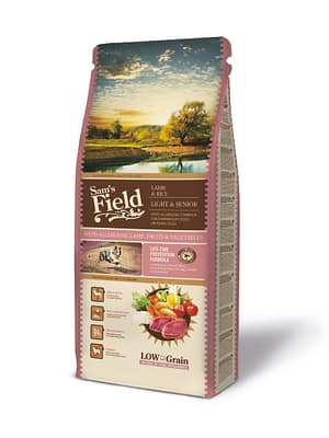 7_602ae5af8b64c0.51893677_SFD_light20senior2013kg.jpg 13 kg. Sam's Field täissööt madalama rasvasisaldusega lambaliha & riisiga