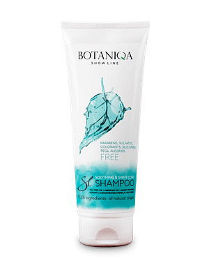 8780_6065c25b0b49f8.71230262_11.png Botaniqa Show Line rahustav & läikivat karva toetav šampoon koertele 250ml.