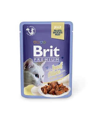 BPC-Pouch_beef-fillets_jelly-2.jpg 6 x 85 gr. Brit Premium konservtoit kassidele veisefilee tarrendis