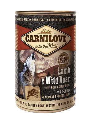 CL_lamb_3D_CZ_piktogram.png 400 gr. CarniLove teraviljavaba konservtoit täiskasvanud koertele lamba-ja metssealihaga