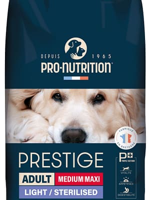 light 15 kg. Prestige Light täissööt steriliseeritud/kastreeritud või kaaluprobleemiga täiskasvanud koertele