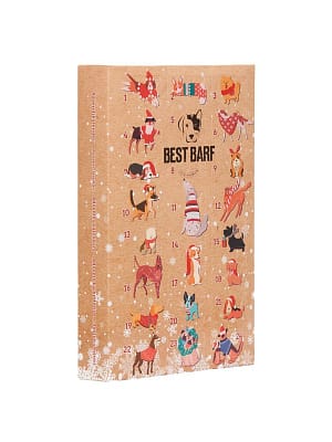 best-barf-advendikalender-100g Naturaalsete külmkuivatatud maiustega täidetud advendikalender koertele ja kassidele - 100 gr.