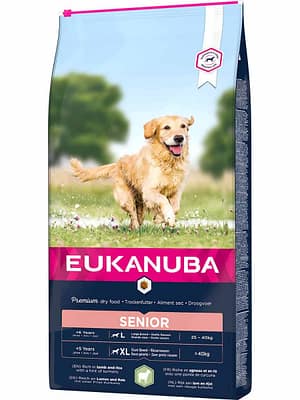 eukanuba-senior-large-breed-lamb-rice 12 kg. Eukanuba täissööt seeniorkoertele lambaliha ja riisiga