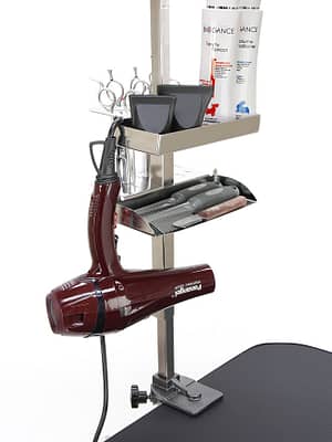 riiul1 Metallist riiul trimmimistarvikute jaoks