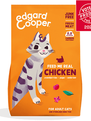 kana 2 kg. Edgard Cooper teraviljavaba täissööt täiskasvanud kassidele kanalihaga