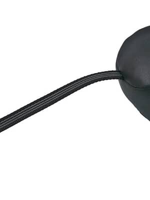 nahast pall Pehme roosast nahast kummeeritud nööriga treeningpall