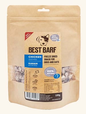 pugu1 100 gr. Best Barf külmkuivatatud kana pugu snäkid