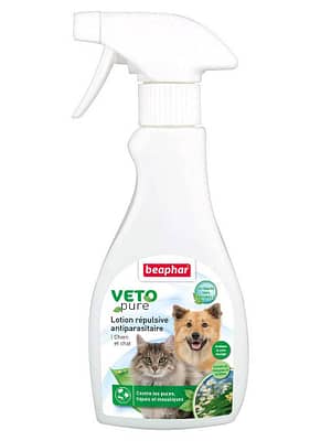 veto pure lotion Looduslik välisparasiitide vastane pihustutav lahus koertele ja kassidele 250 ml.