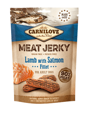 11513_620b8a9008ae14.64321720_Salmon.png Carnilove teraviljavaba maius täiskasvanud koertele kalkuni-,kana-,lambaliha ja lõhega 100 gr.