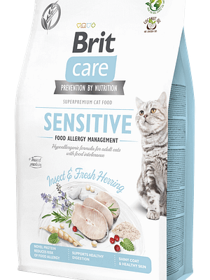 11726_6257df1765e047.73740059_Insect_2kg.png 2 kg. Brit Care teraviljavaba täissööt täiskasvanud kassidele putukavalgu ja heeringaga