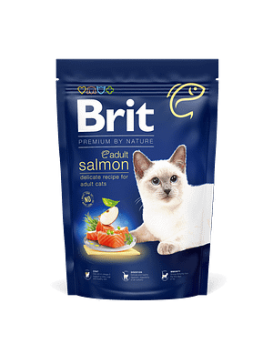 12023_62e283cf6b07d2.34895953_BP20salmon2012C5kg.png 1,5 kg. Brit Premium täissööt täiskasvanud kassidele lõhega