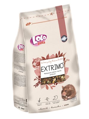 5904479701176.jpg LoLo Pets Extrimo täissööt hamstritele 750 gr.