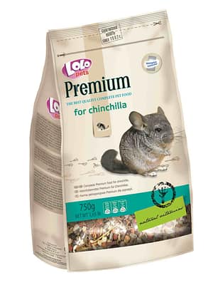 5904479701626.jpg LoLo Pets Premium täissööt tšintšiljadele 750 gr.