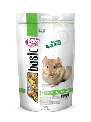 5904479701640.jpg LoLo Pets Foody täissööt tšintšiljadele 600 gr.