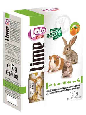 5904479710673.jpg LoLo Pets mineraalkivi närilistele apelsiniga 190 gr.