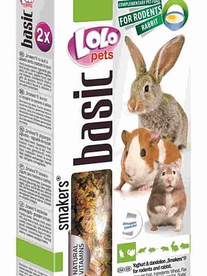 5904479711052.jpg LoLo Pets maiusepulgad närilistele jogurti ja võililledega 2 tk. 90 gr.