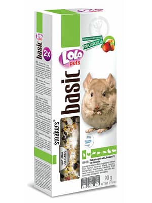 5904479716064.jpg LoLo Pets Smakers maiusepulgad pähklitega tšintšiljadele 2 tk. 90 gr.