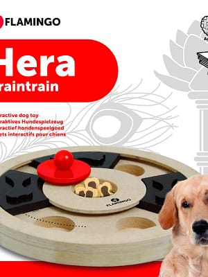 5411290237321.jpg Flamingo interaktiivne puidust mänguasi Hera koertele ø 25cm