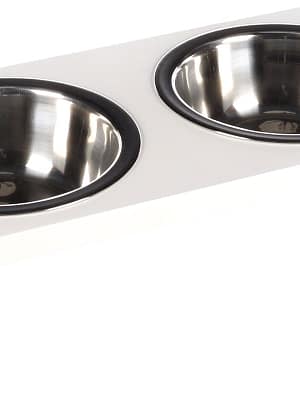 5415245122007.jpg Flamingo metallist kausid valgel puidust alusel 2 x 220 ml.