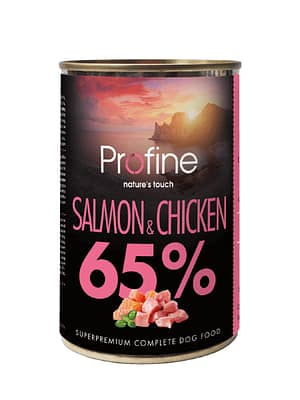 8595602554386.jpg 400 gr. Profine teraviljavaba konservsööt täiskasvanud koertele lõhe ja kanaga