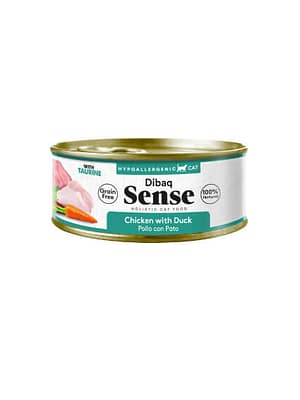 Dibaq Sense kassikonserv kana ja part 70 gr. Dibaq Sense teraviljavaba konservsööt kassidele kana-ja pardilihaga