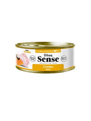Dibaq Sense kassikonserv kana 70 gr. Dibaq Sense teraviljavaba konservsööt kassidele kanalihaga