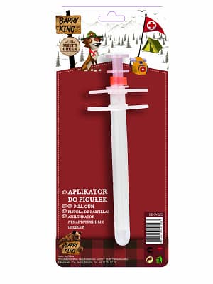 Barry King rohupüstol tablettide manustamiseks.