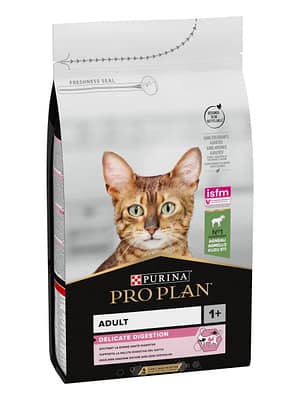 delicate lambaga 1,5 kg. Pro Plan täissööt tundliku seedimisega täiskasvanud kassidele lambalihaga