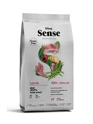 Dibaq Sense Lamb 12kg 12 kg. Dibaq Sense teraviljavaba täissööt igas suuruses täiskasvanud koertele lambalihaga