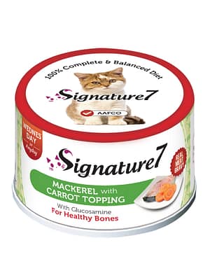 0013964339079.jpg 70 gr. Signature7 konservsööt igas vanuses kassidele kastmes makrell ja porgand