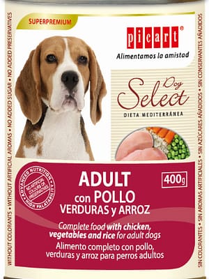 8436011151943.jpg 400 gr. Select konservsööt täiskasvanud koertele kanaliha ja riisiga