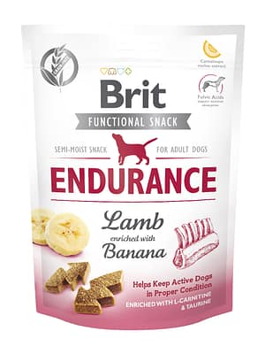 8595602540006.jpg Brit Care Functional Endurance teraviljavaba närimismaius koertele lambaliha ja banaaniga 150 gr.