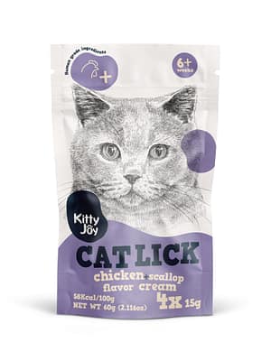 4751035551208.jpg Kitty Joy Cat Lick kana ja kammkarbiga kassimaius 4 x 15 gr.