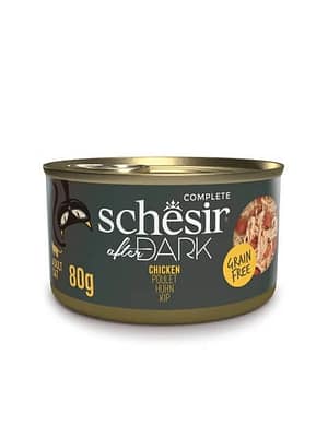 L-00693 80 gr. Schesir After Dark teraviljavaba märgtoit täiskasvanud kassidele kanalihast