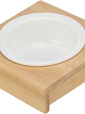 bambusest alusel kauss Keraamiline kauss bambusest alusel, kausi maht 0,25 l.