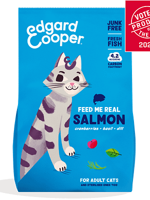 lõhe 2 kg. Edgard Cooper teraviljavaba täissööt täiskasvanud kassidele lõhega