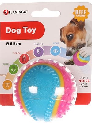 5400585062182.jpg Flamingo veiseliha lõhna-ja maitsega mängupall 6,5 cm.