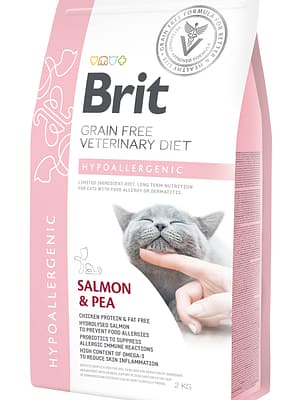8595602528370.jpg 2 kg. Brit Veterinary Diet Hypoallergenic erisööt kassidele