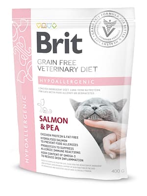 8595602528387.jpg 400 gr. Brit Veterinary Diet Hypoallergenic erisööt kassidele