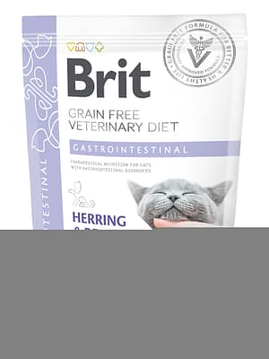 8595602528431.jpg 400 gr. Brit Veterinary Diet Gastrointestinal erisööt seedetrakti häiretega kassidele