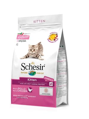 schesir kitten 1,5 kg. Schesir täissööt kassipoegadele kanalihaga